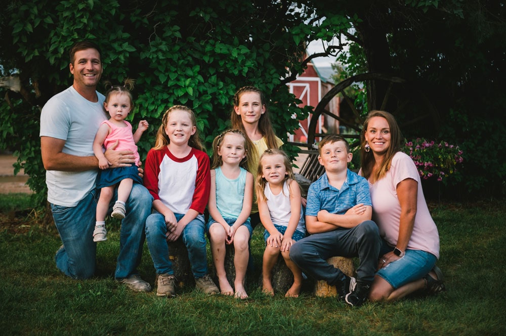 Randy and Rochelle White with their six children, Founders of X• Prep